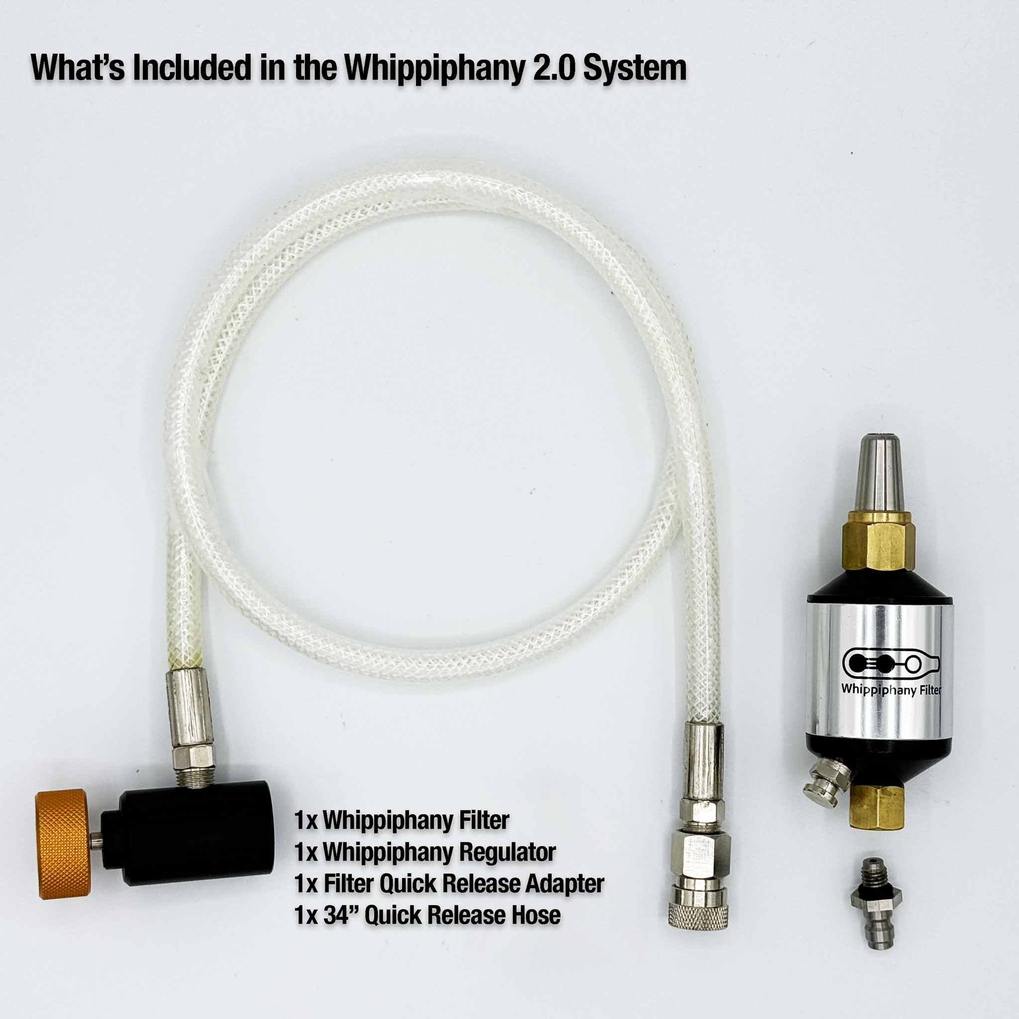 Whippiphany System 2.0 - n2o Regulator + Whippiphany Filter Set